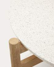 Load image into Gallery viewer, Pola solid eucalyptus wood and cement coffee table, Ø 84,4 cm FSC - image 6