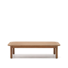 Load image into Gallery viewer, Sacova solid eucalyptus wood coffee table, 100% outdoor suitable 140 x 89 cm