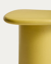 Load image into Gallery viewer, Macarella side table in mustard concrete 48 x 47cm - image 6