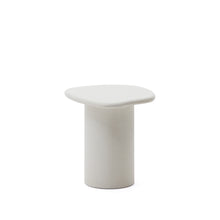 Load image into Gallery viewer, Macarella white cement side table, 48 x 47 cm
