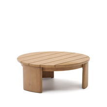 Load image into Gallery viewer, Xoriguer coffee table in solid eucalyptus wood Ø90 cm FSC 100% - image 2