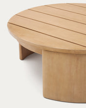 Load image into Gallery viewer, Xoriguer coffee table in solid eucalyptus wood Ø90 cm FSC 100% - image 6
