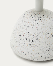 Load image into Gallery viewer, Saura coffee table in white terrazzo with a white terrazzo top 32 x 48 x 48 - image 7