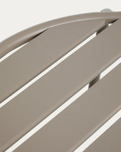 Load image into Gallery viewer, Joncols outdoor side table in aluminium with taupe painted finish Ø 60cm - image 8