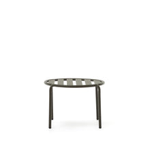 Load image into Gallery viewer, Joncols outdoor aluminium side table with powder coated green finish, Ø 60 cm - image 4
