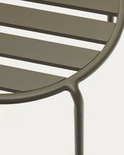 Load image into Gallery viewer, Joncols outdoor aluminium side table with powder coated green finish, Ø 60 cm - image 7