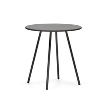 Load image into Gallery viewer, Montjoi round outdoor table in steel with a grey finish, Ø 70 cm