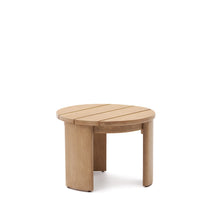 Load image into Gallery viewer, Xoriguer side table in solid eucalyptus wood Ø60 cm FSC 100%
