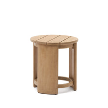 Load image into Gallery viewer, Xoriguer side table made in solid eucalyptus wood Ø56 cm FSC 100%