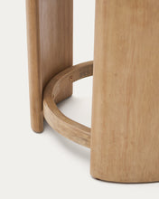 Load image into Gallery viewer, Xoriguer side table made in solid eucalyptus wood Ø56 cm FSC 100% - image 6
