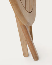 Load image into Gallery viewer, Dandara folding table in solid acacia wood natural finish, Ø 120 x 60 cm FSC 100% - image 14