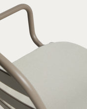Load image into Gallery viewer, Joncols stackable outdoor chair in aluminium with taupe painted finish - image 14
