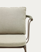 Load image into Gallery viewer, Salguer stackable chair in cord and steel with brown painted finish - image 12