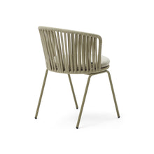 Load image into Gallery viewer, Saconca outdoor chair made with cord and green galvanised steel - image 5
