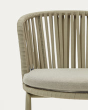 Load image into Gallery viewer, Saconca outdoor chair made with cord and green galvanised steel - image 13