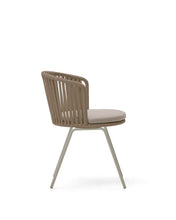 Load image into Gallery viewer, Saconca outdoor chair with cord and beige galvanised steel - image 2