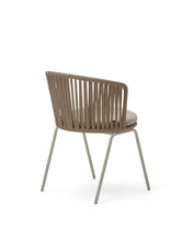 Load image into Gallery viewer, Saconca outdoor chair with cord and beige galvanised steel - image 3