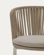 Load image into Gallery viewer, Saconca outdoor chair with cord and beige galvanised steel - image 7