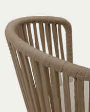 Load image into Gallery viewer, Saconca outdoor chair with cord and beige galvanised steel - image 9