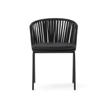 Load image into Gallery viewer, Saconca outdoor chair with cord and black galvanised steel - image 8