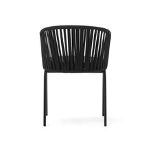 Load image into Gallery viewer, Saconca outdoor chair with cord and black galvanised steel - image 10