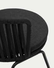 Load image into Gallery viewer, Saconca outdoor chair with cord and black galvanised steel - image 14