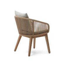 Load image into Gallery viewer, Portalo chair in beige cord with solid acacia wood legs - image 6