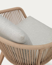 Load image into Gallery viewer, Portalo chair in beige cord with solid acacia wood legs - image 14