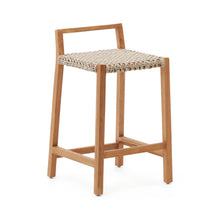 Load image into Gallery viewer, Giverola solid teak wood stool, 67,5 cm - image 2