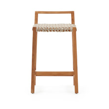 Load image into Gallery viewer, Giverola solid teak wood stool, 67,5 cm - image 7