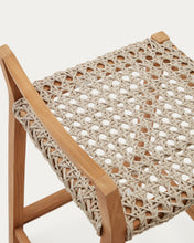 Load image into Gallery viewer, Giverola solid teak wood stool, 67,5 cm - image 12