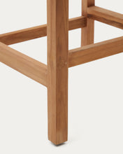 Load image into Gallery viewer, Giverola solid teak wood stool, 67,5 cm - image 14