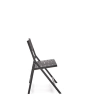 Load image into Gallery viewer, Folding outdoor Bench torreta made of aluminum with dark grey finish - image 6