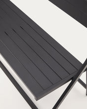 Load image into Gallery viewer, Folding outdoor Bench torreta made of aluminum with dark grey finish - image 11