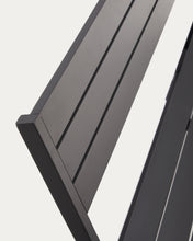 Load image into Gallery viewer, Folding outdoor Bench torreta made of aluminum with dark grey finish - image 12