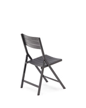 Load image into Gallery viewer, Torreta folding outdoor chair made of aluminum with dark grey finish - image 6