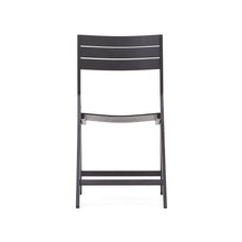 Load image into Gallery viewer, Torreta folding outdoor chair made of aluminum with dark grey finish - image 7