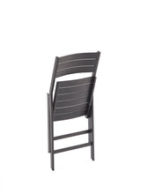 Load image into Gallery viewer, Torreta folding outdoor chair made of aluminum with dark grey finish - image 10