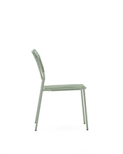 Load image into Gallery viewer, Talaier stackable outdoor chair in synthetic rope and galvanised steel with turquoise finish - image 2