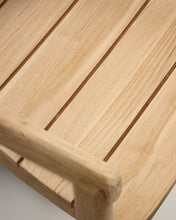 Load image into Gallery viewer, Icaro stackable chair in FSC 100% solid teak wood with natural finish - image 15