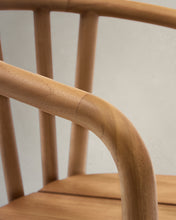 Load image into Gallery viewer, Turqueta stackable outdoor chair in FSC 100% solid teak wood - image 14