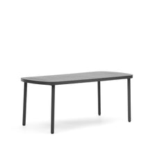 Load image into Gallery viewer, Joncols outdoor aluminium table with a powder coated grey finish, 180 x 90 cm - image 3