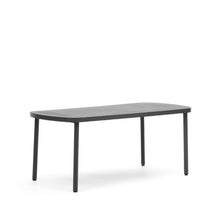 Load image into Gallery viewer, Joncols outdoor aluminium table with a powder coated grey finish, 180 x 90 cm - image 4
