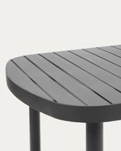 Load image into Gallery viewer, Joncols outdoor aluminium table with a powder coated grey finish, 180 x 90 cm - image 7