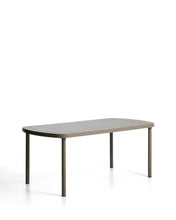 Load image into Gallery viewer, Joncols outdoor table in aluminium with taupe painted finish 180 x 90cm - image 2