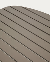 Load image into Gallery viewer, Joncols outdoor table in aluminium with taupe painted finish 180 x 90cm - image 6