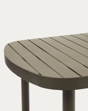 Load image into Gallery viewer, Joncols outdoor aluminium table with a powder coated green finish, 180 x 90 cm - image 7