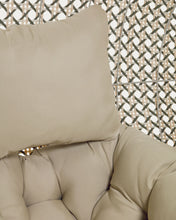 Load image into Gallery viewer, Cira multicolour hanging armchair with dark grey base - image 6