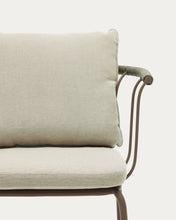 Load image into Gallery viewer, Salguer stackable stool in cord and steel with a brown painted finish, 66 cm - image 13