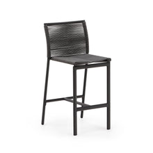 Load image into Gallery viewer, Culip outdoor stool made of rope cord and grey aluminum 65 cm